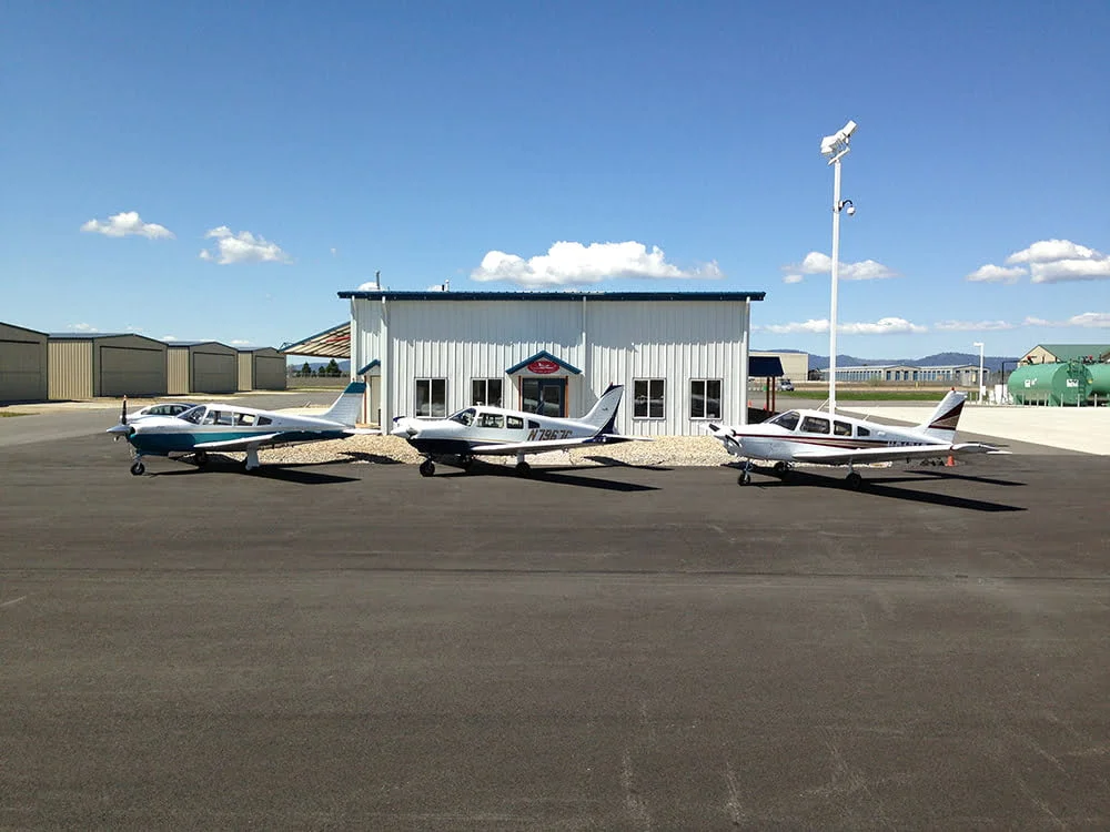 Flight school at Deer Park airport