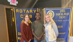 The students pictured left to right are Ali Lopez of Mary Walker, Jamar Distel of Riverside, and Isabella Strugarebic of Deer Park High Schools.